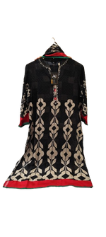Russian silk digital printed suit set