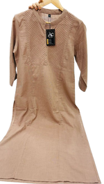 Smart biscuit colour cotton kurta