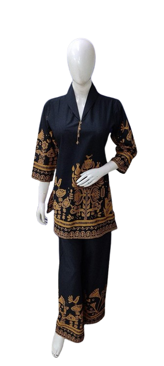 Pretty cotton digital printed co ord set