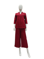 Restocked !! Stunning red cotton co ordset !!