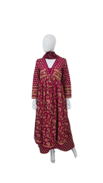 Smart cotton Anarkali suit set