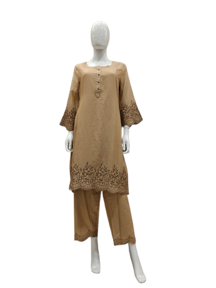 Beautiful Kashmiri embroidery Mul cotton lining co ord