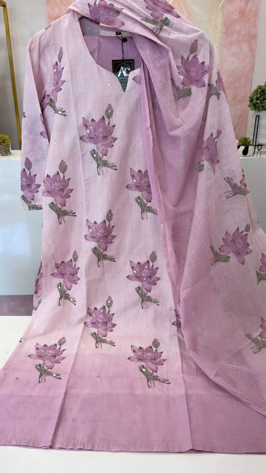 Pure n premium cotton full suit set