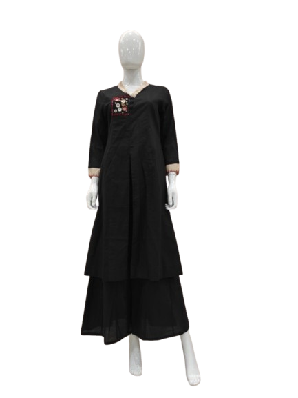 Silly cotton mirror work Kurt palazzo set