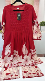 Pure cotton digital printed cotton co ord