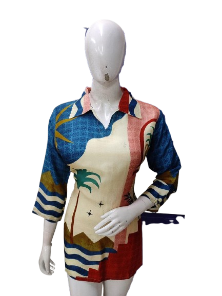 Cool silk short top