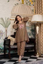 Pretty lining appliqué co ord set