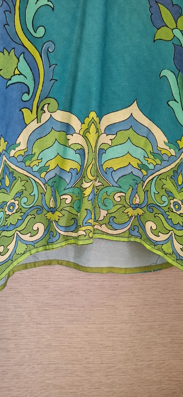 Mul silk smart Kalamkari top