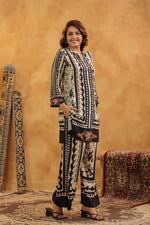 Mul silk digital printed co ord