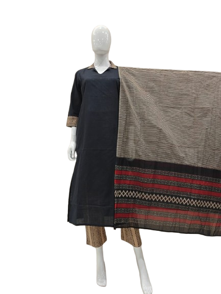 Pretty cotton ajrakh suit set