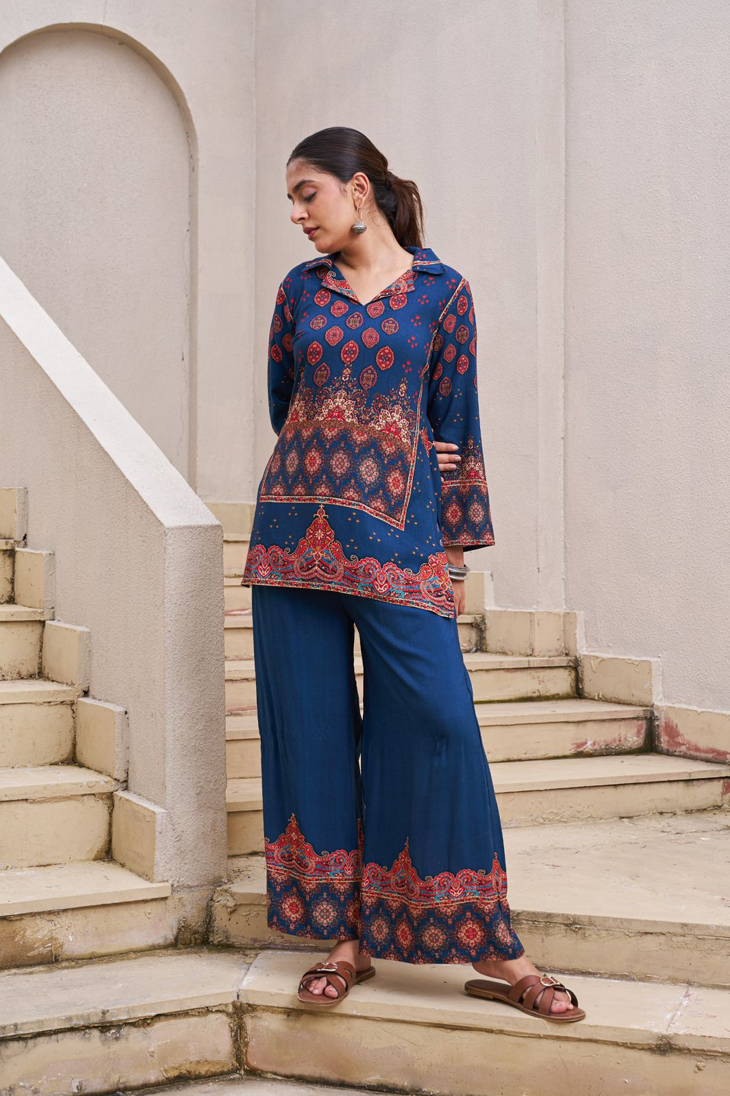 Smart smart rayon co ord set