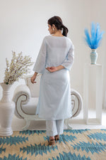 Smart cotton designer embroidered kurta pant