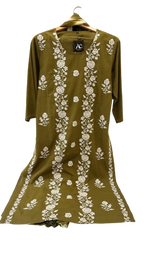 Fully embroidered cotton suit set