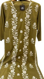 Fully embroidered cotton suit set