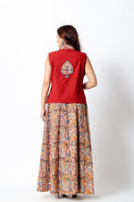 Kalamkari divider cotton co ord set