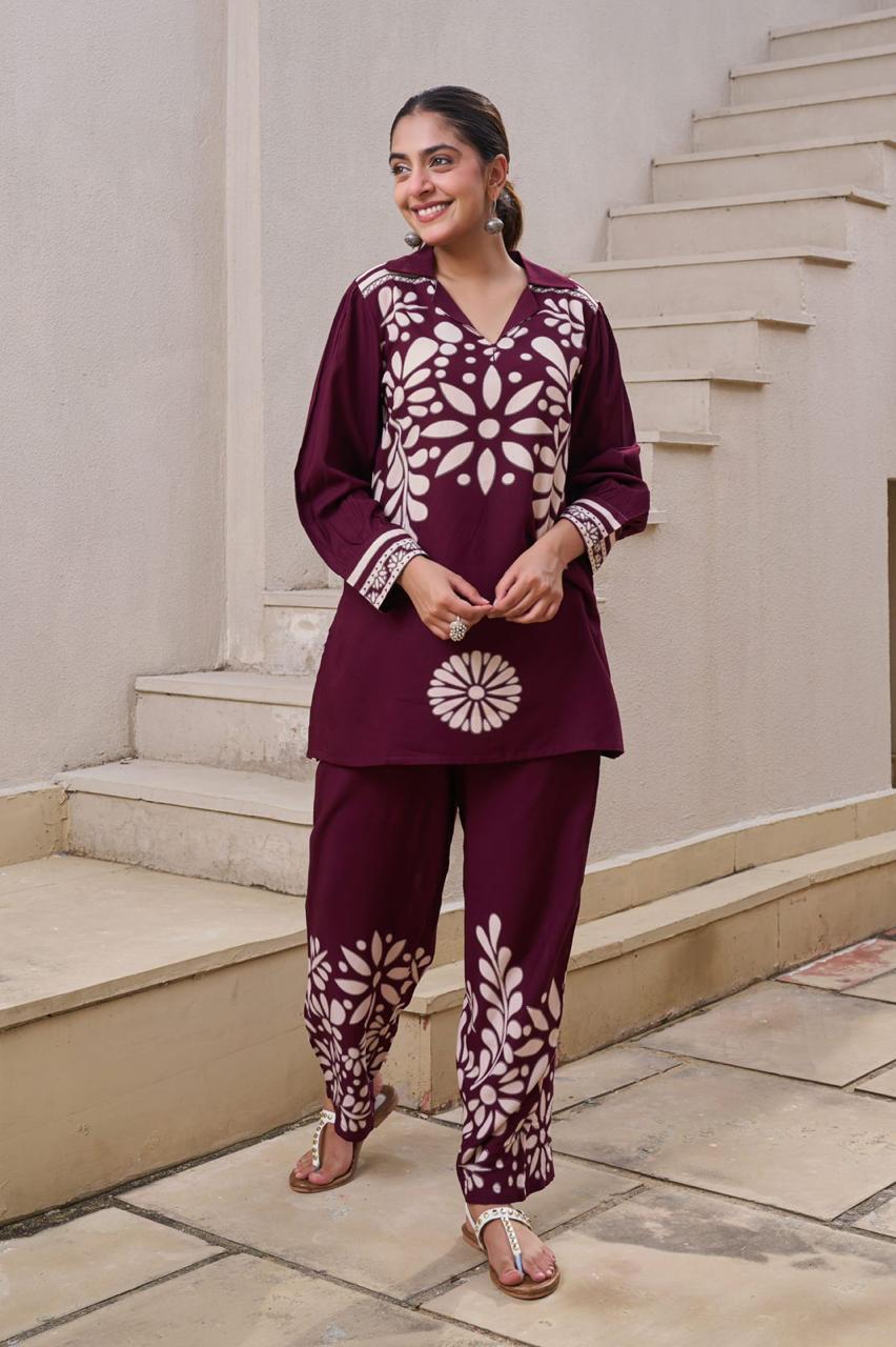 Smart rayon kurta pant