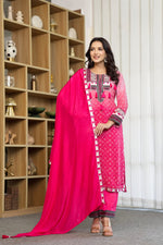 Pure Mul silk beautiful detailing suit set