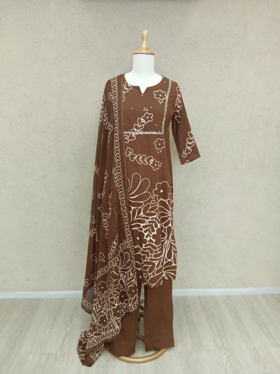 Pure cotton smart ful suit