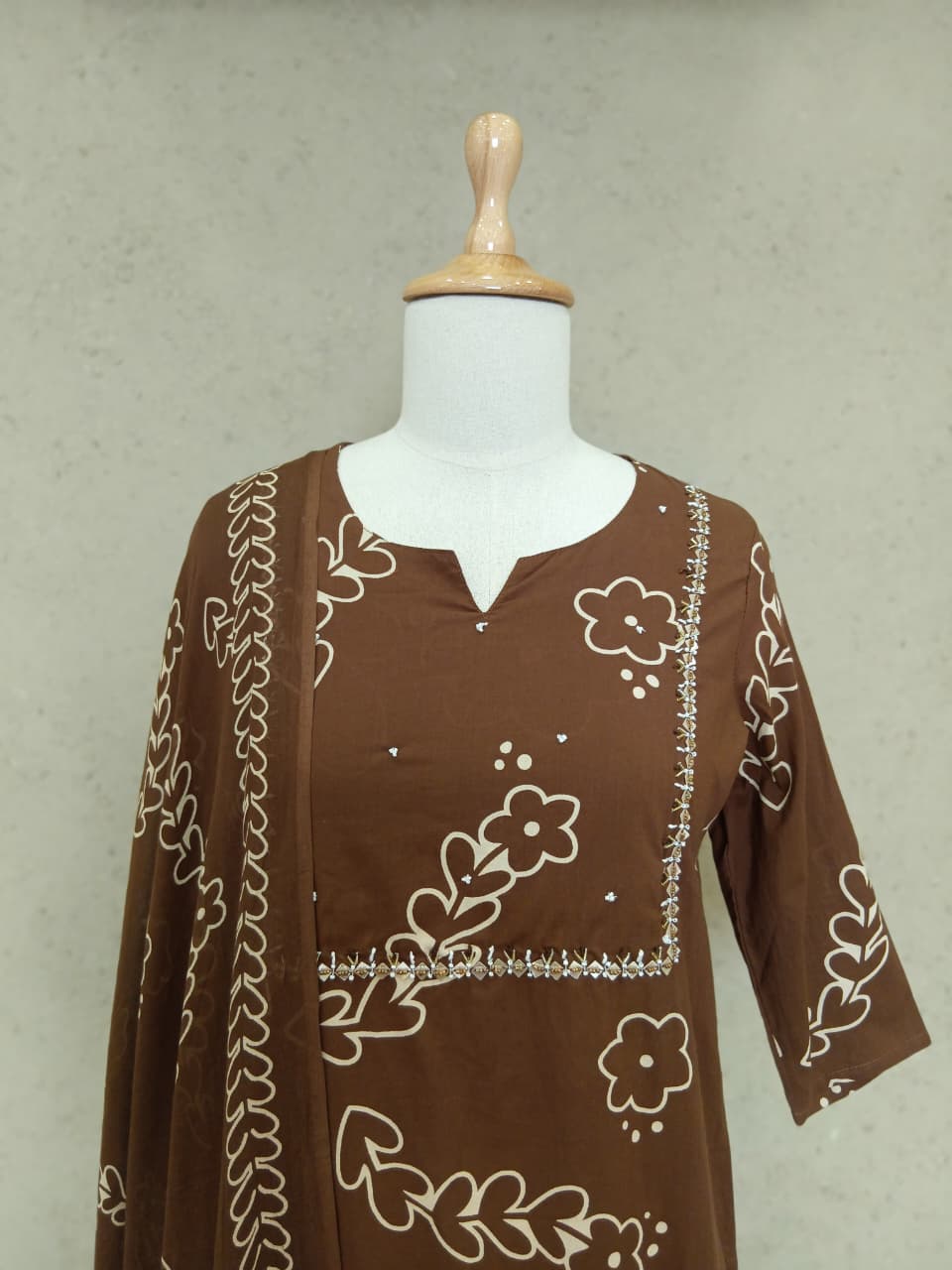 Pure cotton smart ful suit