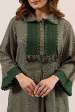 Wow wow heavy rayon co ord set in green