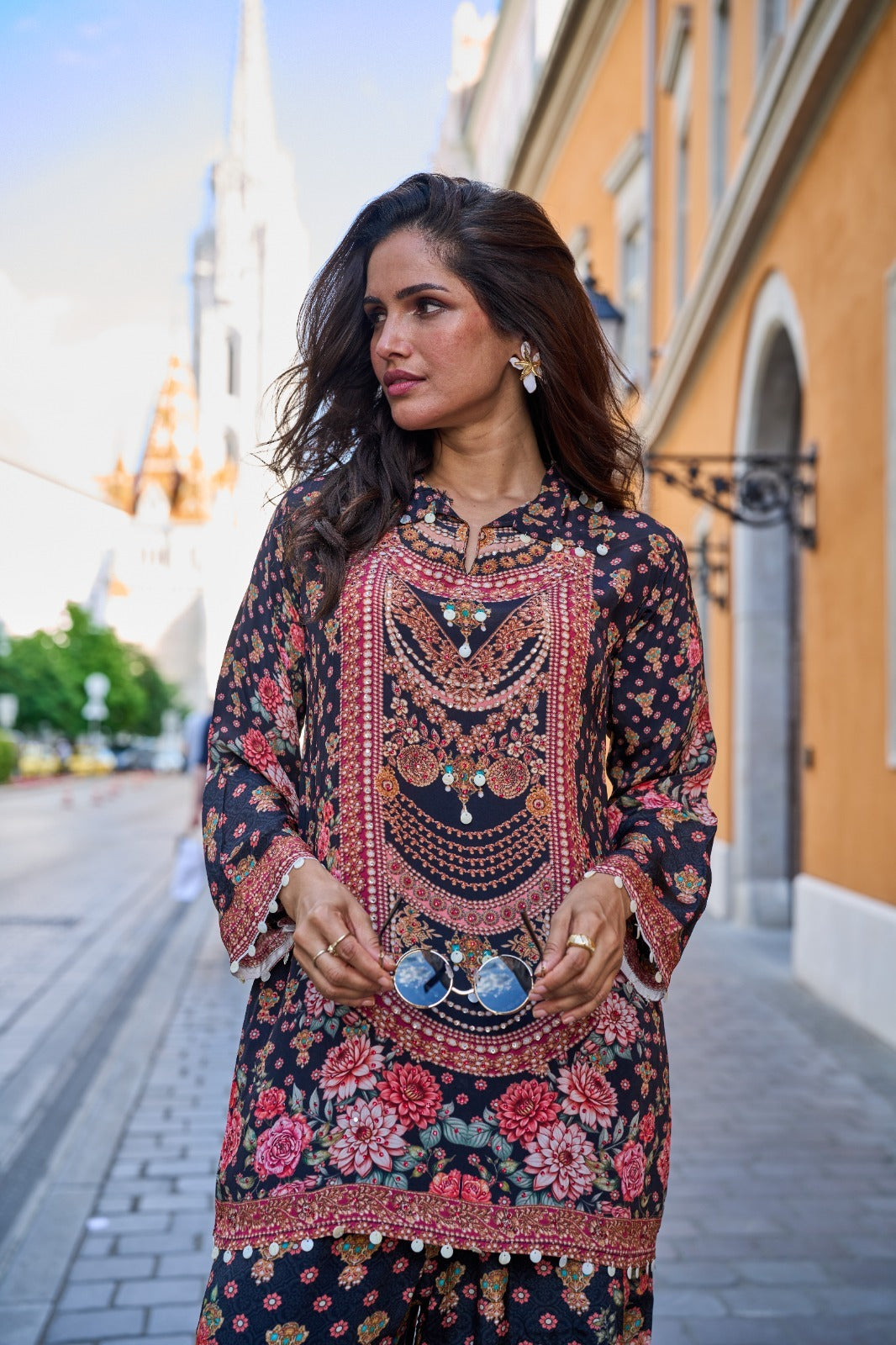 Pure crepe gorgeous co ord set