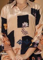 Pure crepe designer co ord set