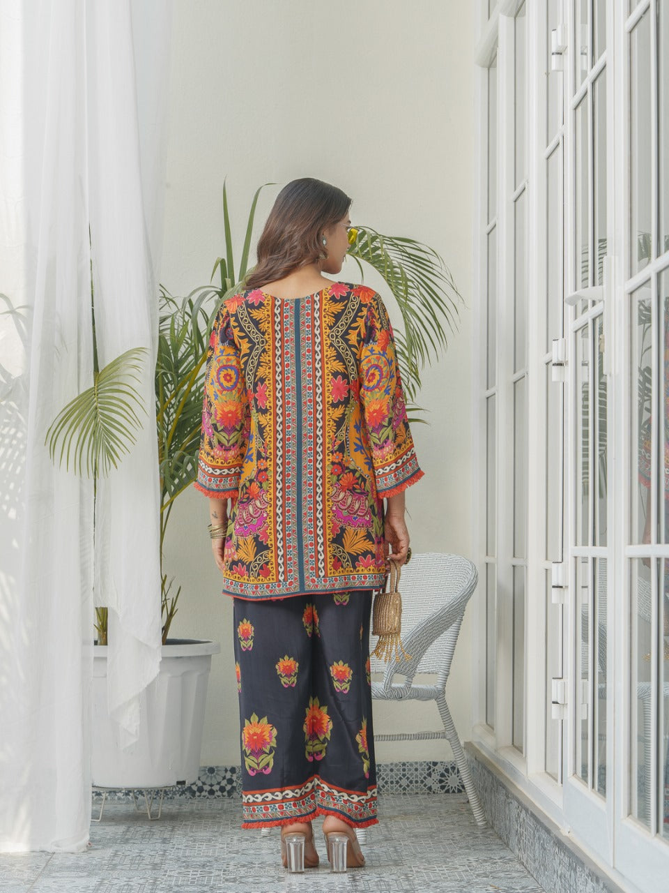 Pure crepe co ord set