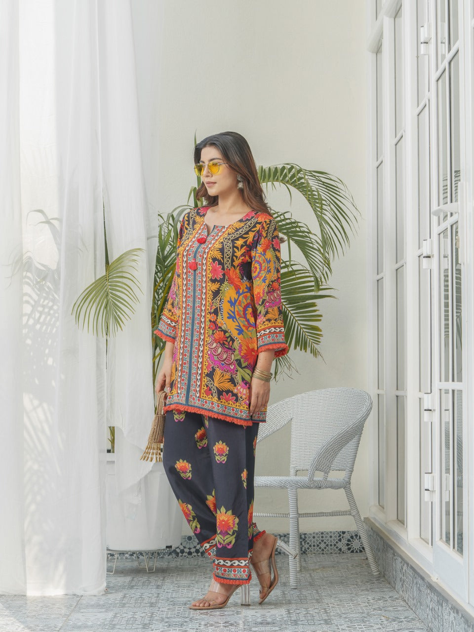 Pure crepe co ord set