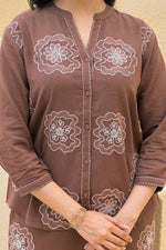 Appliqué work cotton co ord set