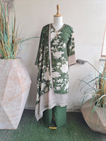 Butter crepe full suit set