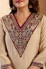 Restocked !! Wow muslin V neck Zari detailing suit set !! Dispatch Next Week