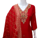 Dola silk hand work Banarasi dupatta
