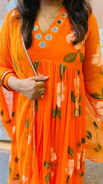 Restocked !! Gorgeous pure shiffon real mirror suit set !! Dispatch in 4-5 Days