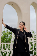 Designer cotton jacket pattern co ord set