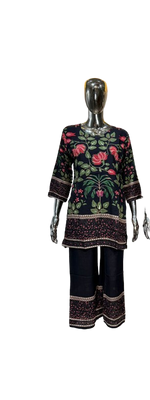 Pure Mul silk lining co ord set