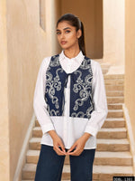 Premium cotton shirt with designer jacket