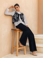 Premium cotton shirt with designer jacket