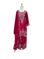 Pure chinon heavy cut work suit set