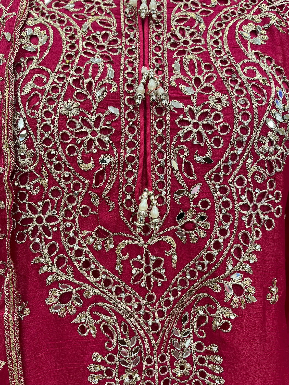 Pure chinon heavy cut work suit set