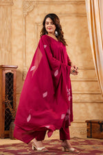 Pure cotton embroidered suit set