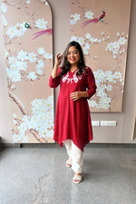 Restocked! Pretty pretty silk sequence work kurta pant ! Dispatch next week