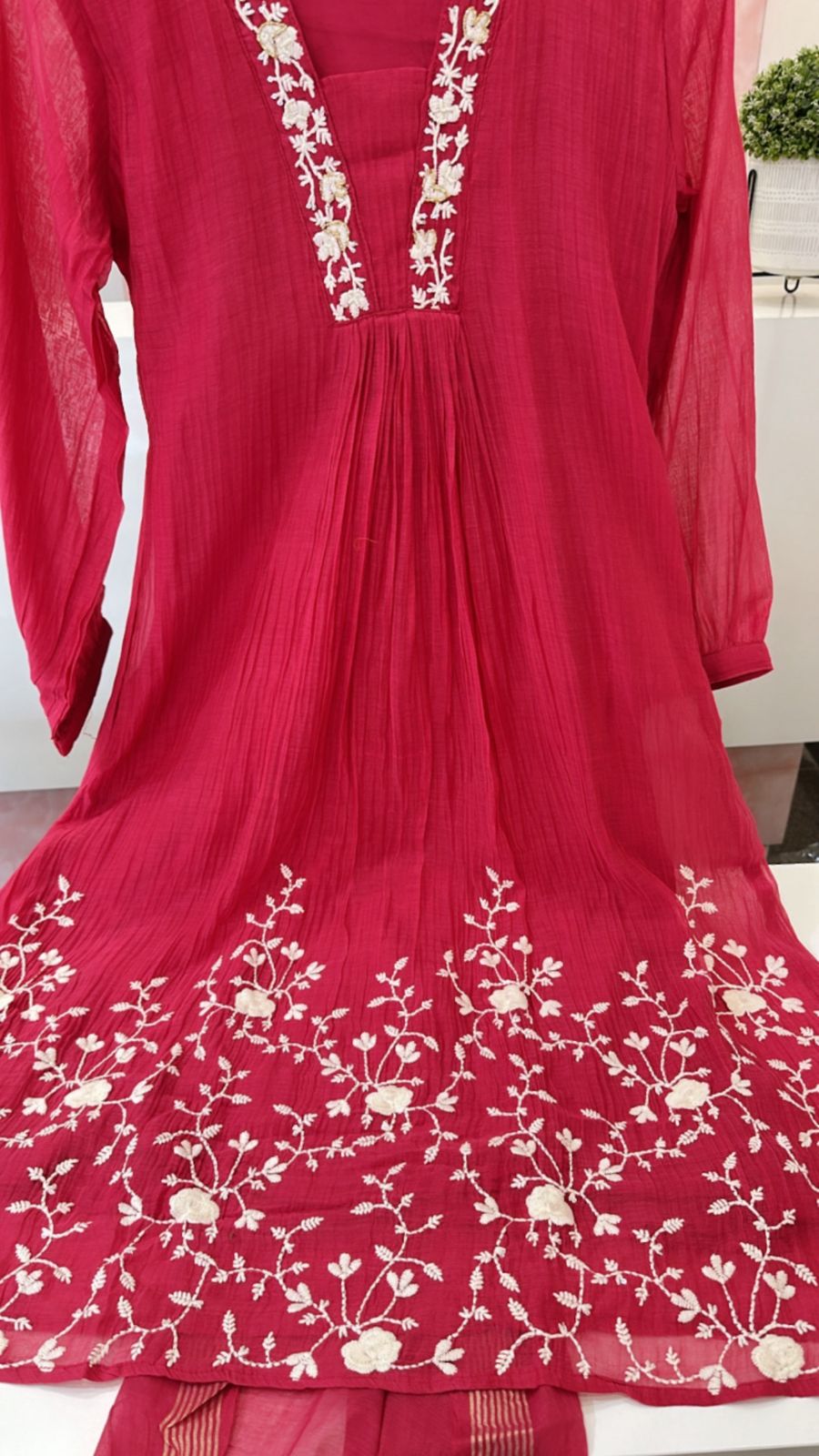 Premium Mul Chanderi suit set