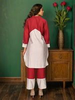 Appliqué work Zari detailing Co ord set