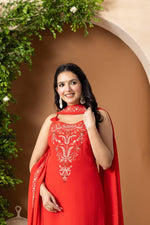 Pure crepe embroidered full set