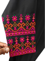 Navratri special pretty black embroidered suit set