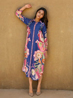 Smart n pretty viscose Chanderi one piece