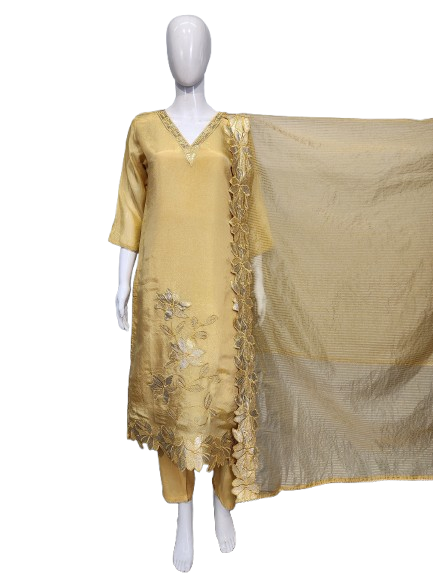 Pure organza with lining