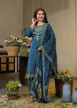 Pure chinon pretty lining suit set