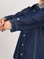 Smart comfy denim cotton with pearl detailing co ord set