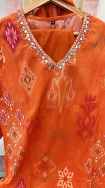 Pure cotton Ikkat suit set